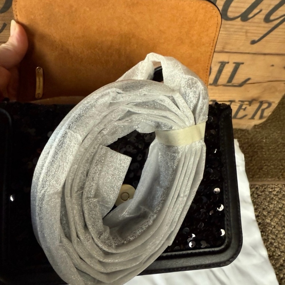 Coach Sequin Morgan Square Bag NWT - Picture 10 of 13